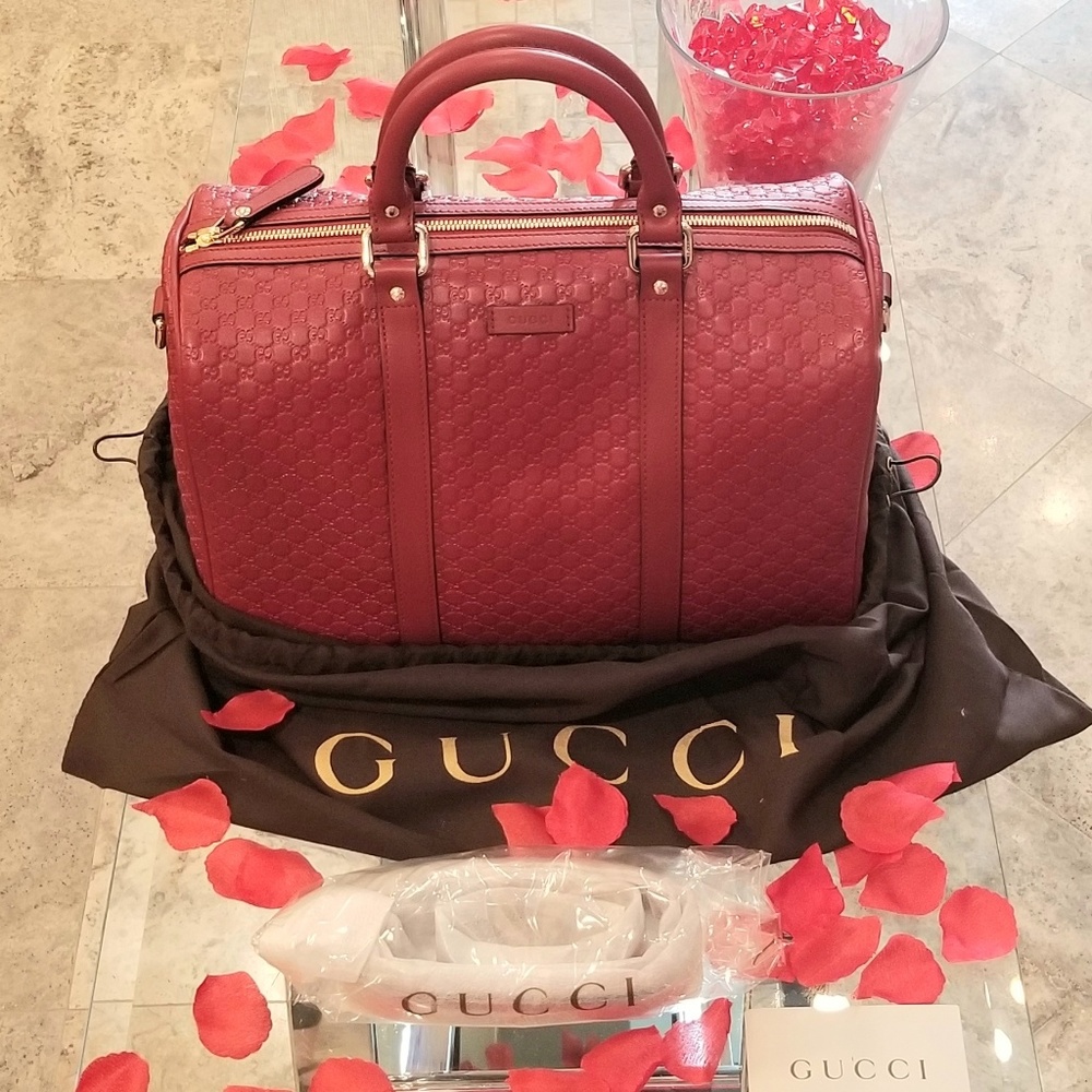 👄GENUINE GUCCI GUCCISSIMA BOSTON BAG